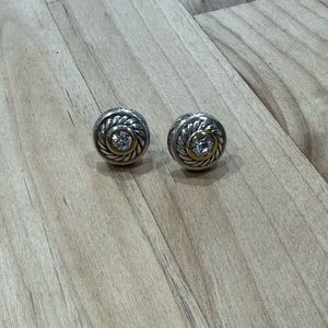 Brighton Gold & Silver Stud Earrings